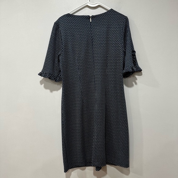 Karl lagerfeld blue  and White Polka Dot Dress 12 - Picture 3 of 10